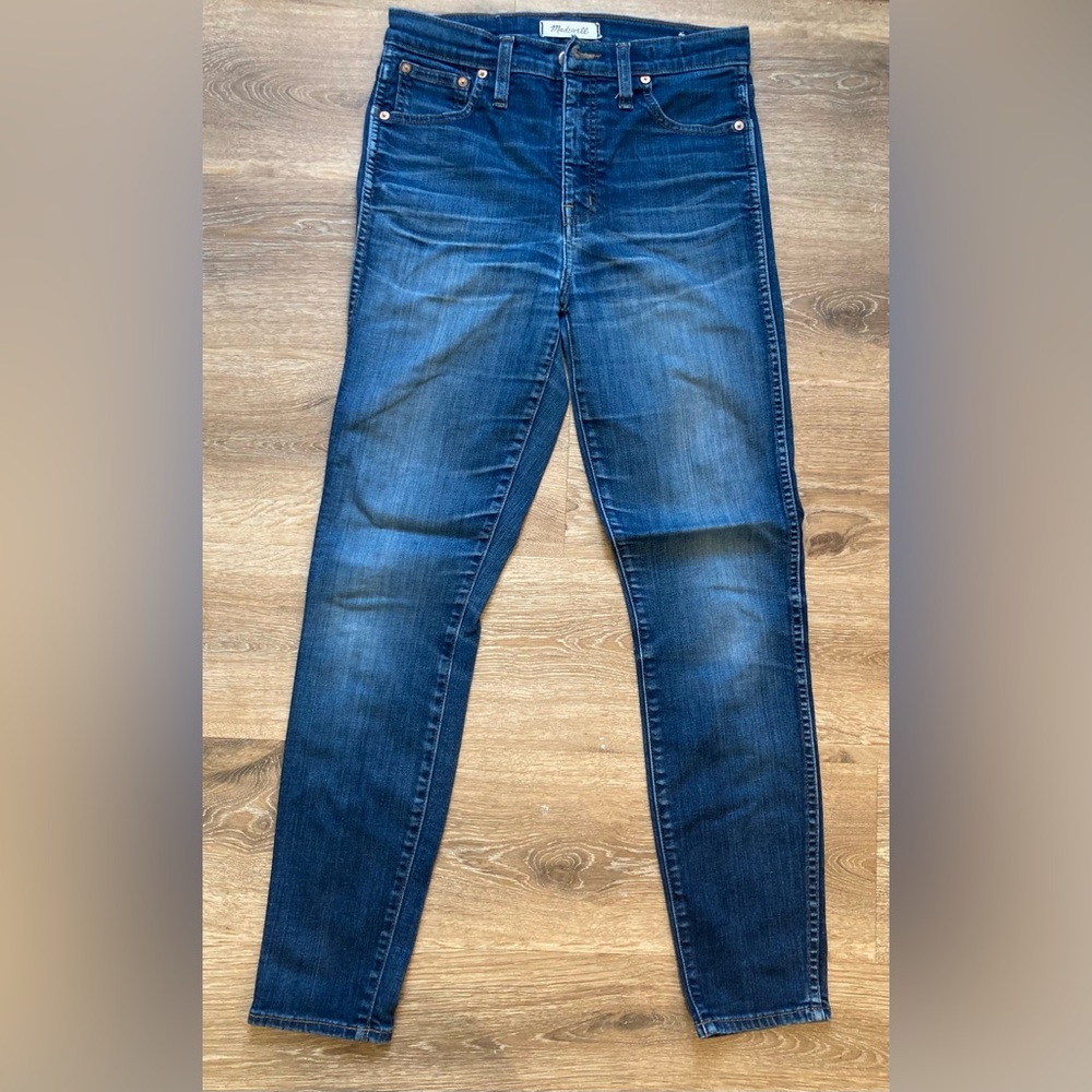 Madewell 10” high riser skinny skinny jeans, Size 27
